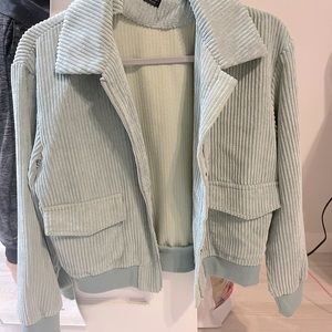XS Mint Green Spring Bomber Jacket light weight. Wore once